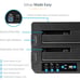 StarTech.com Standalone Hard Drive Duplicator, External Dual Bay HDD/SSD 10 Gbps