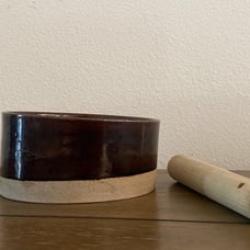Unique Modern mortar and pestle