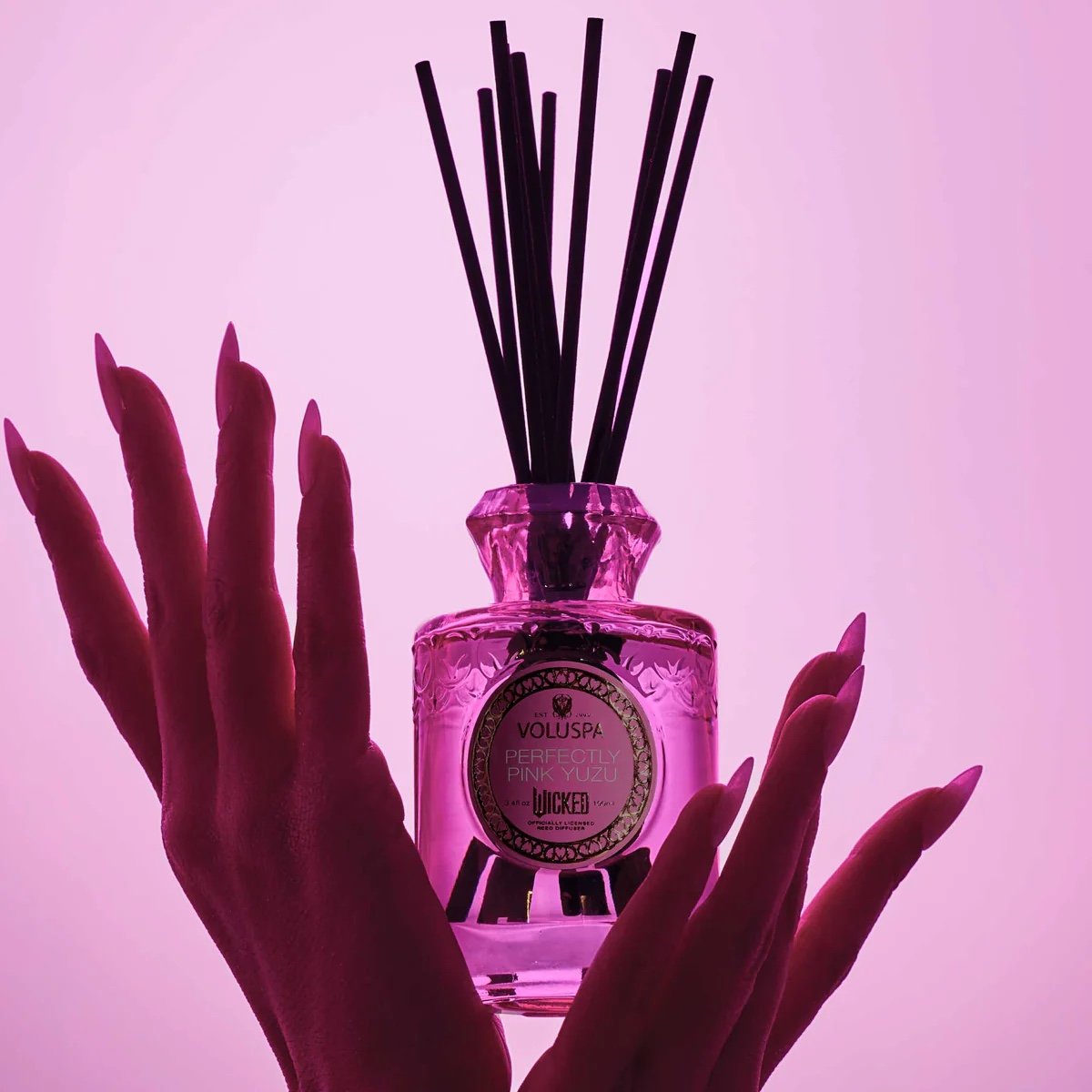 Voluspa Wicked PERFECTLY PINK YUZU REED DIFFUSER