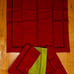 4 Pottery Barn Aspen Napkins NEW Set Cardinal RED ♥️Chief Velvet Trim Linen