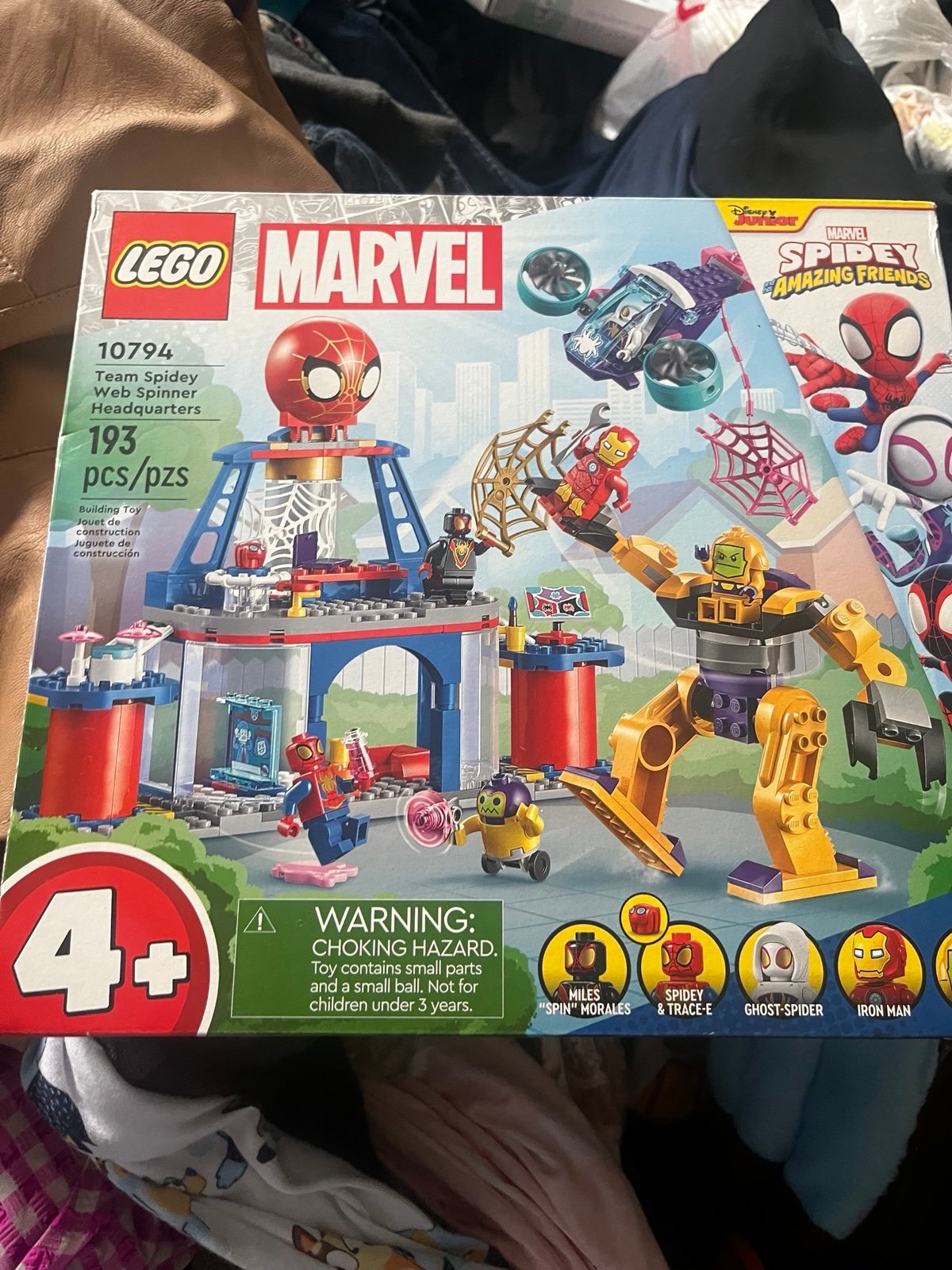 LEGO Marvel Team Spidey Web Spinner Headquarters Spider-Man toy