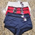 Maidenform NWT Sz 9 2XL Microfiber Boy Shorts Lace Blue White Red 6 Pair Panties