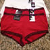 Maidenform NWT Sz 9 2XL Microfiber Boy Shorts Lace Blue White Red 6 Pair Panties