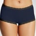 Maidenform NWT Sz 9 2XL Microfiber Boy Shorts Lace Blue White Red 6 Pair Panties