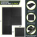 Puzzle Exercise Mat ½ in, EVA Interlocking Foam Floor Tiles