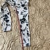 Athleta Blue and White Water Flower Leggings Size Small