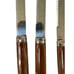 Vintage 1960s Regent Sheffield Stainless Bakelite Steak Knife Set(6) With Block