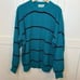 AMERICAN WEEKEND Teal Blue Dad Grandpa Acrylic Sweater Size M Oversized