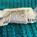 AMERICAN WEEKEND Teal Blue Dad Grandpa Acrylic Sweater Size M Oversized