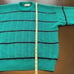 AMERICAN WEEKEND Teal Blue Dad Grandpa Acrylic Sweater Size M Oversized