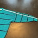 AMERICAN WEEKEND Teal Blue Dad Grandpa Acrylic Sweater Size M Oversized
