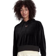 Adidas Originals Women’s Melange Velour Hoodie in medium, NWOT