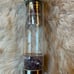 Amethyst Stone Cleansing Healing Reusable Glass Water Bottle
