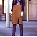 NWOT ALL SAINTS goat leather pencil skirt sz 00