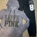 VS PINK floral rare love roses 86 joggers zip hoodie outfit set