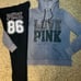 VS PINK floral rare love roses 86 joggers zip hoodie outfit set