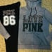 VS PINK floral rare love roses 86 joggers zip hoodie outfit set