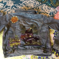 Michael Kors Embroidered Jeans Jacket(M)