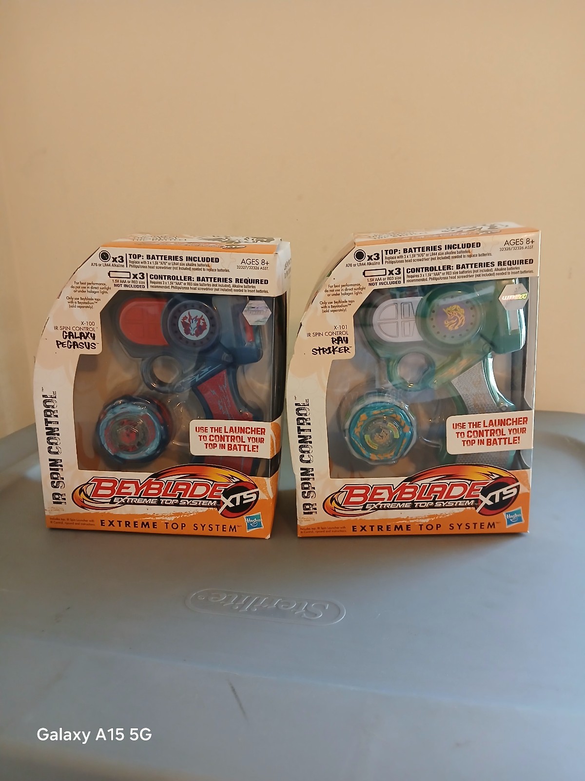 Beyblade XTS launchers sealed included with beyblades