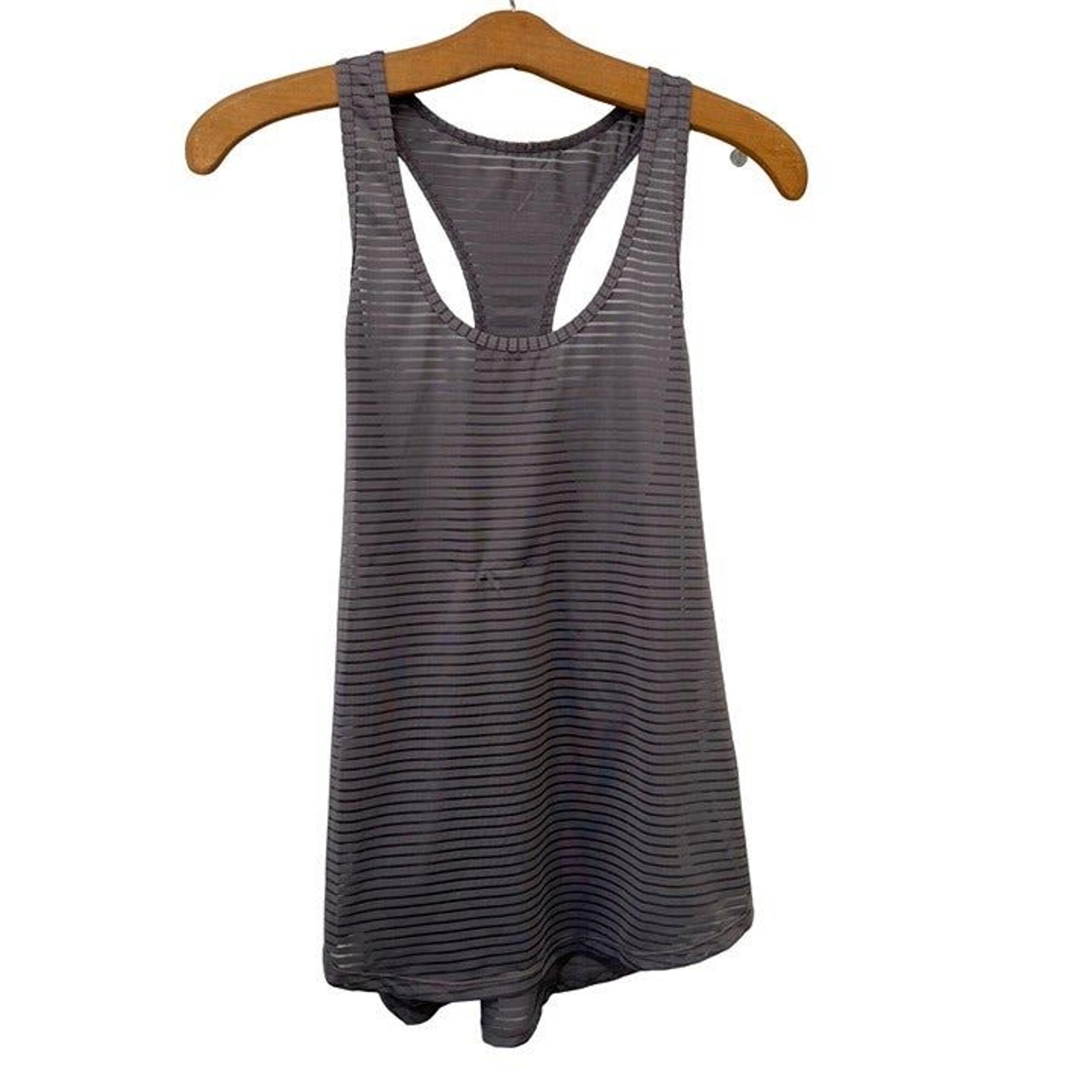 Zyia Active Havana Tank Top Womens L Sleeveless Workout Gym Athleisure Gray NEW