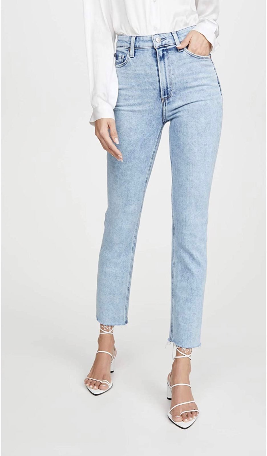 Paige ultra high rise straight leg Cindy