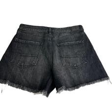 american eagle Super high rise Festival Black jean shorts Size 14