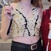 Handmade Pearl Beaded Halter Top