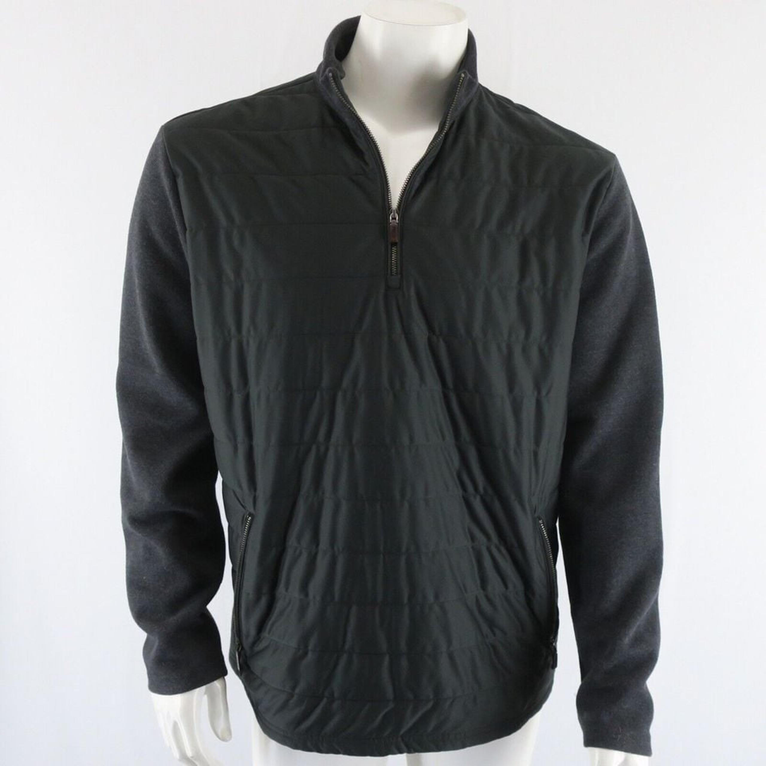 Polo Golf Ralph Lauren Quarter Zip Pullover Sweater Mens Large Gray
