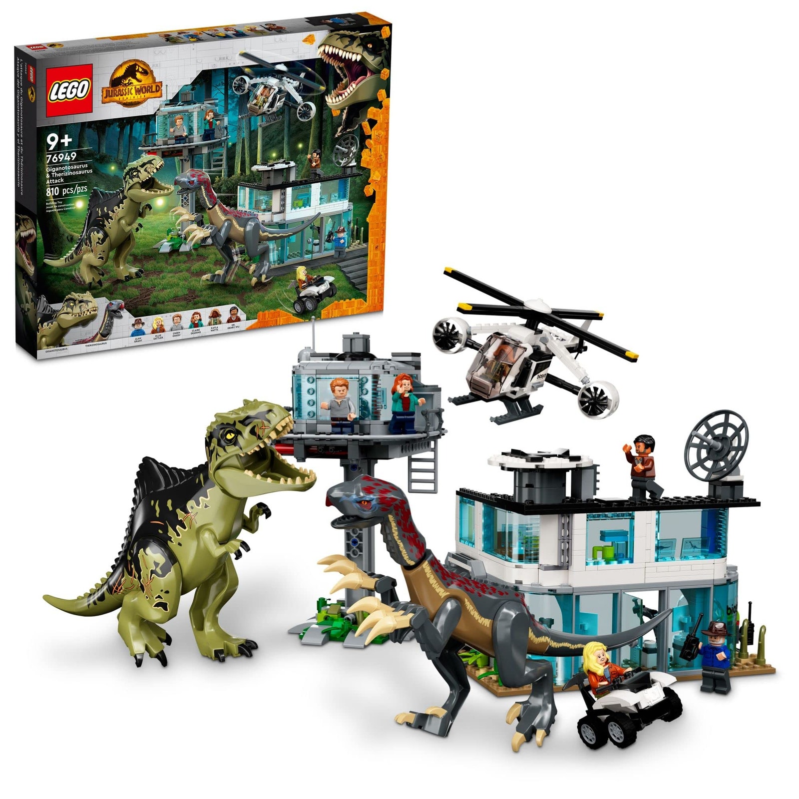 LEGO 76949 Jurassic World Giganotosaurus & Therizinosaurus Attack New Sealed Box