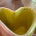 Be Present Mindfullness Heart Shaped Handmade Mug