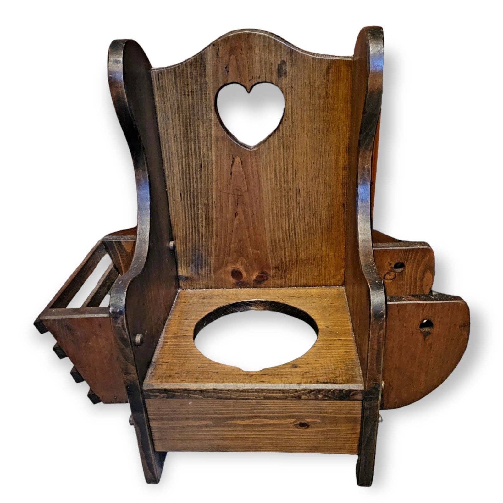Vintage Wooden Toddler Potty training Chair