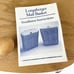 Longaberger 1995 Mail Basket / Hanging Kit Fabric Liners & Plastic Liner Signed