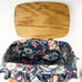 Longaberger 1995 Mail Basket / Hanging Kit Fabric Liners & Plastic Liner Signed