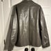 NEW ASOS DESIGN Harrington Faux Leather Jacket Men’s Size Extra Large Gray