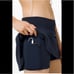 LULULEMON PLAY OFF THE PLEATS SKIRT/SKORT 13”-TRUE NAVY-8/10