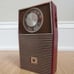 vintage transistor radio WINDSOR SUPER DELUXE retro mcm 1960's BOX case NICE!