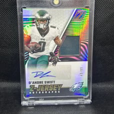 2023 Panini Zenith D’Andre Swift Z-Jersey Patch Auto /99 #ZJADST Eagles/Bears