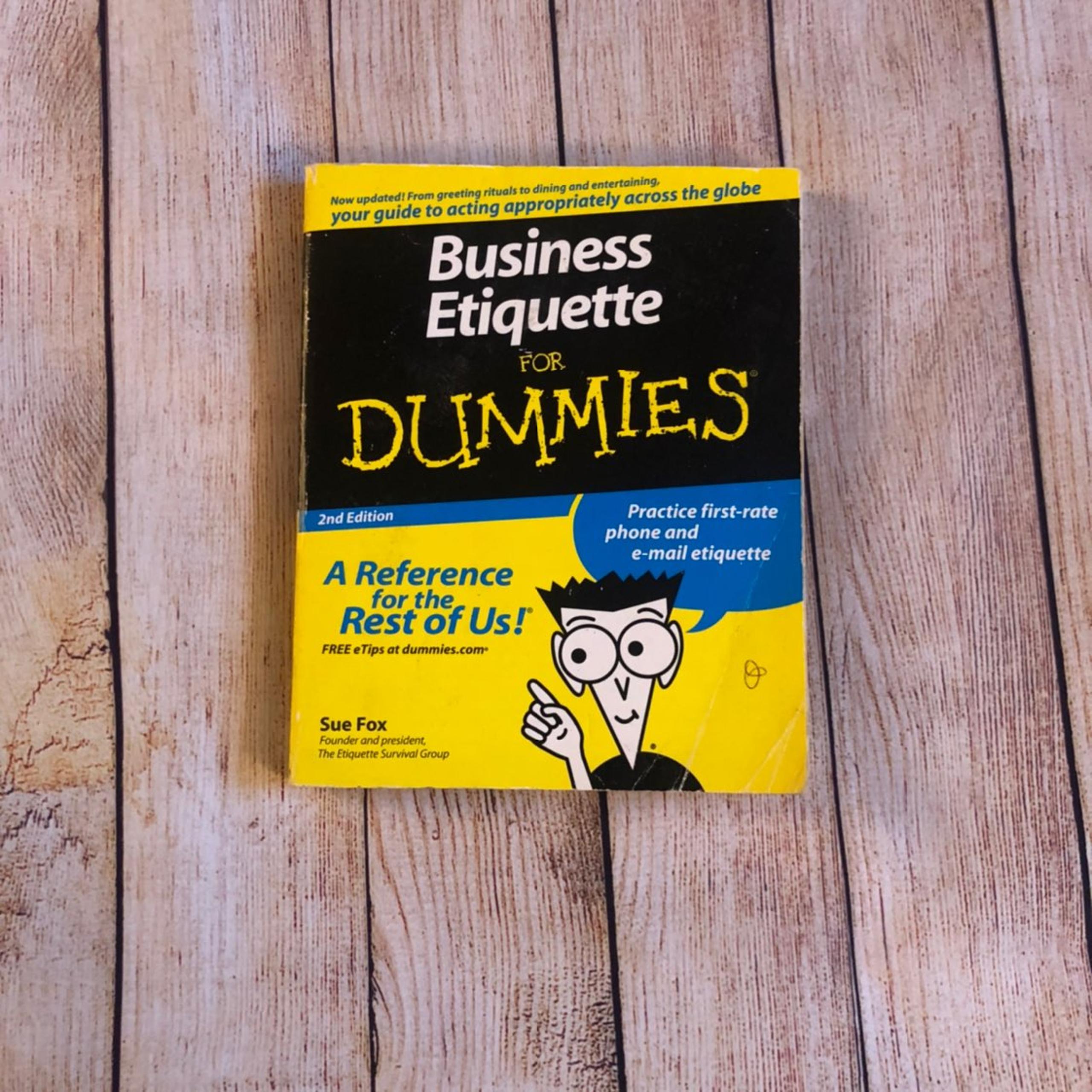Business Etiquette Book - For Dummies