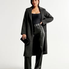 Curve Love Vegan Leather High Rise Loose Pant