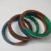 Wood and Resin Bangle Set