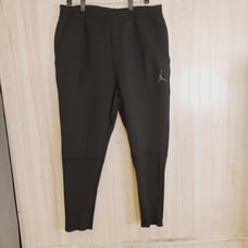 Jordan Sport Mens Dri FIT Therama Fit SpellOut Sweat Pants Black Size 2 XL EUC