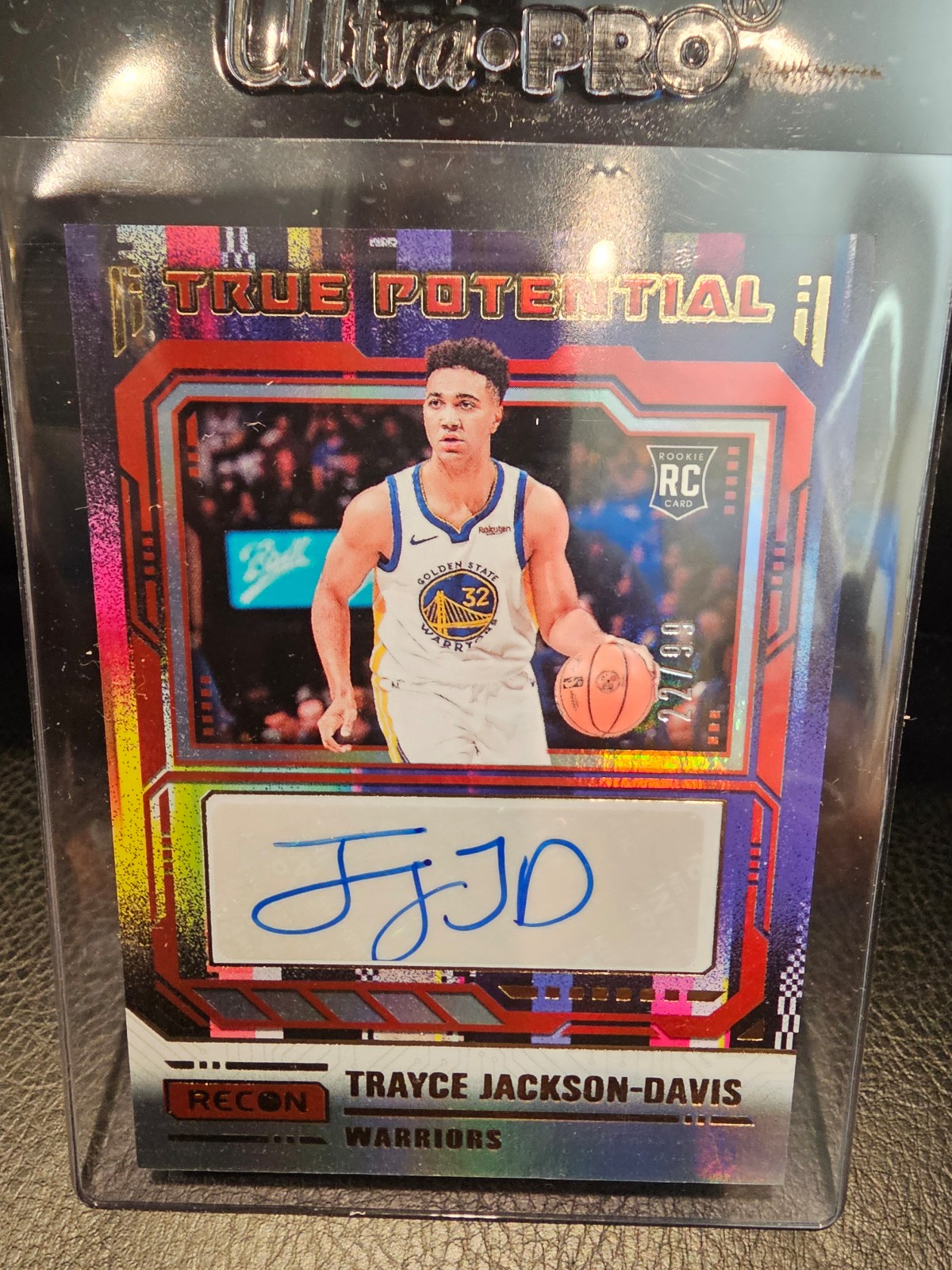 2023-24 Panini Recon True Potential Trayce Jackson-Davis Rookie Auto #22 of 99