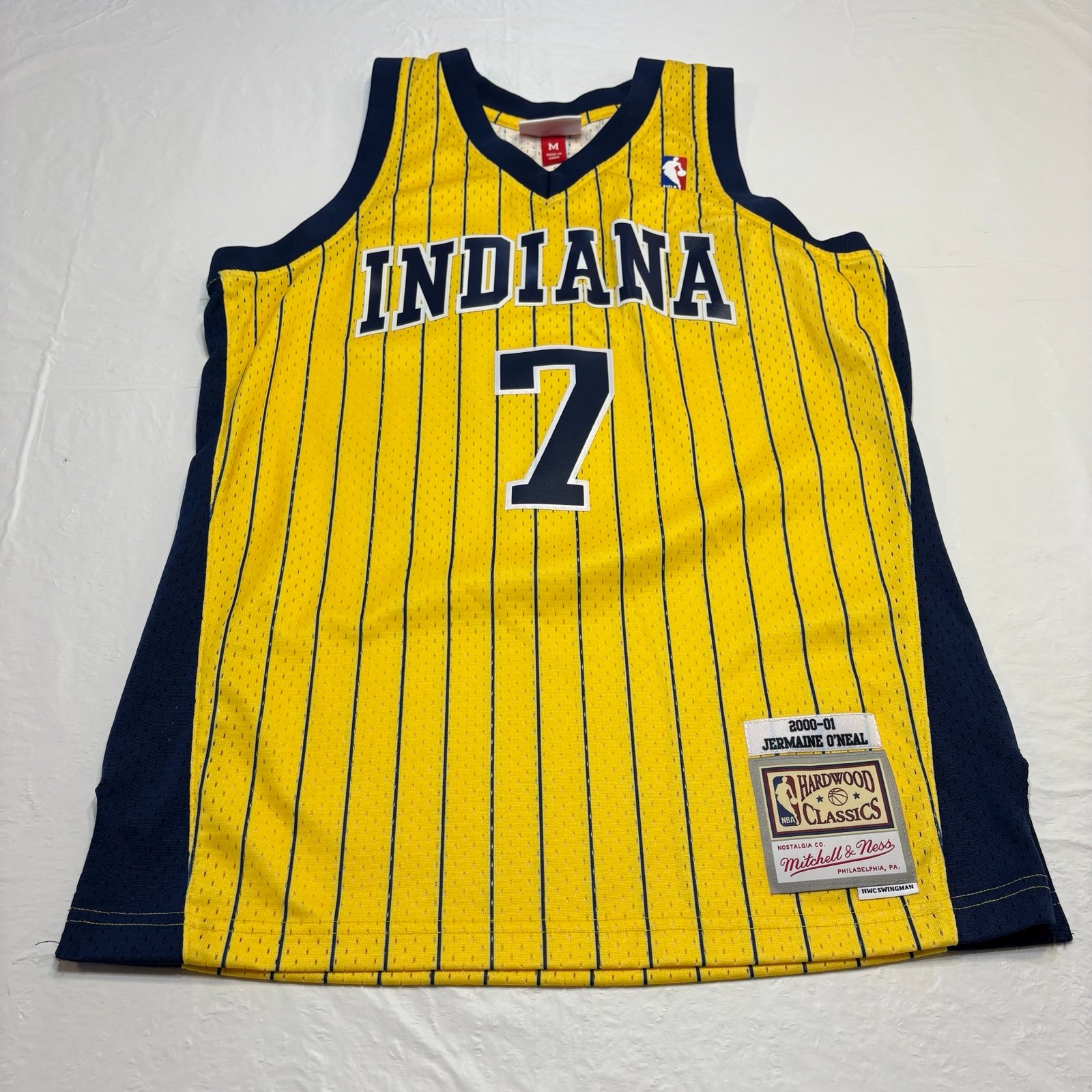 Mitchell & Ness Hardwood Swingman Jermaine O’Neal Indiana Pacers Jersey Men’s M