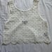 Vici 2 piece Paola Crochet Scallop Hem Tank Top & Pants summer set