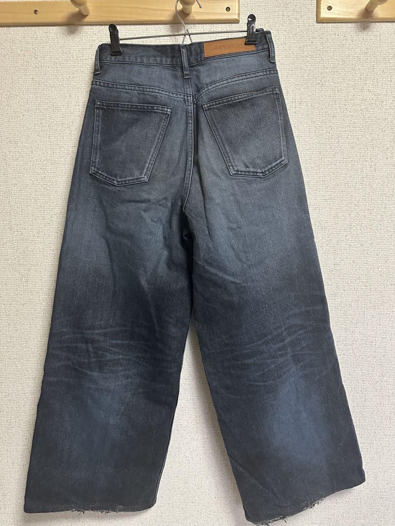 MASU BAGGY JEANS OVER DYE (BLUE BLACK) SIZE 44