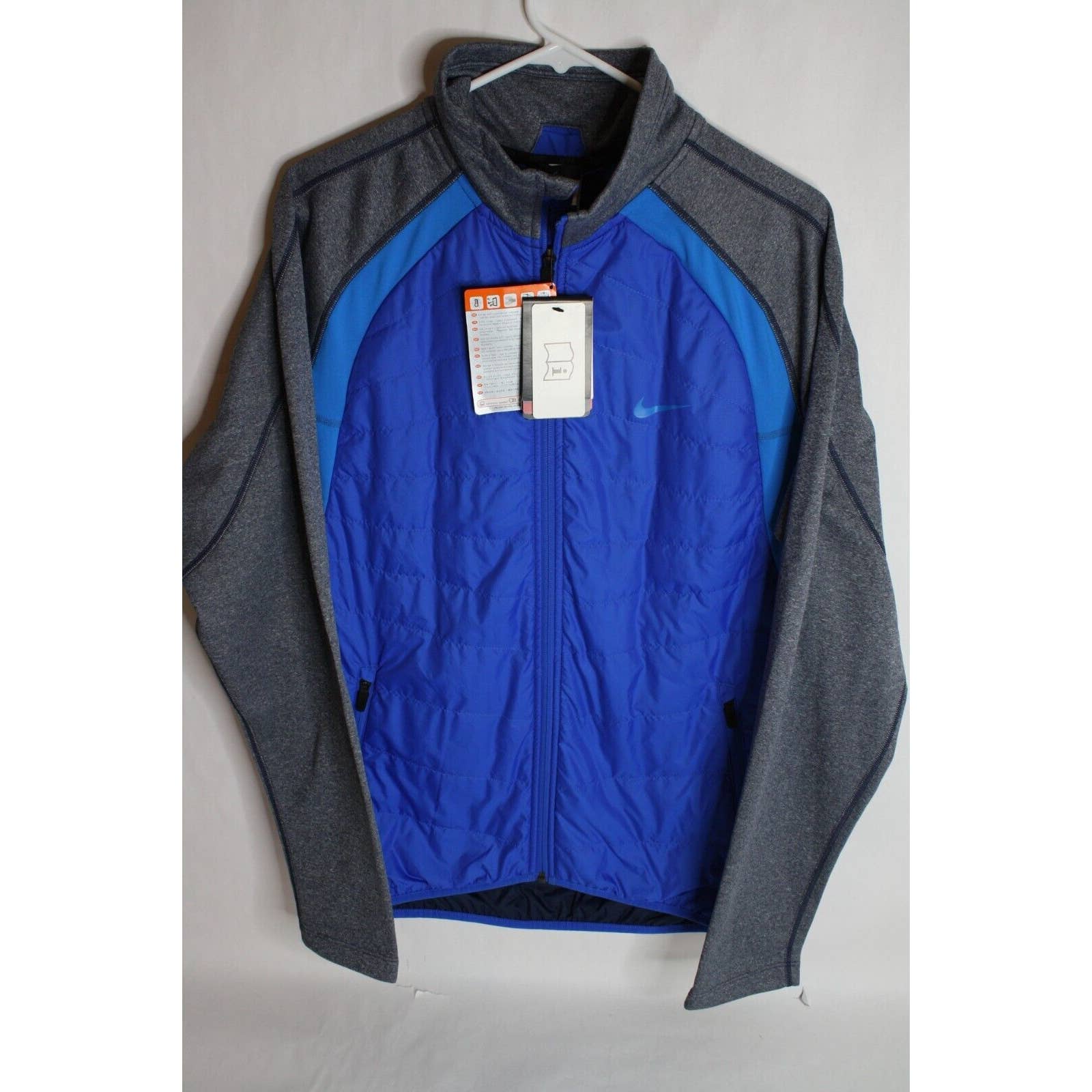 NWT Nike Synthetic Fill Puffer Thermore Hybrid Full Zip Jacket Men's Size M