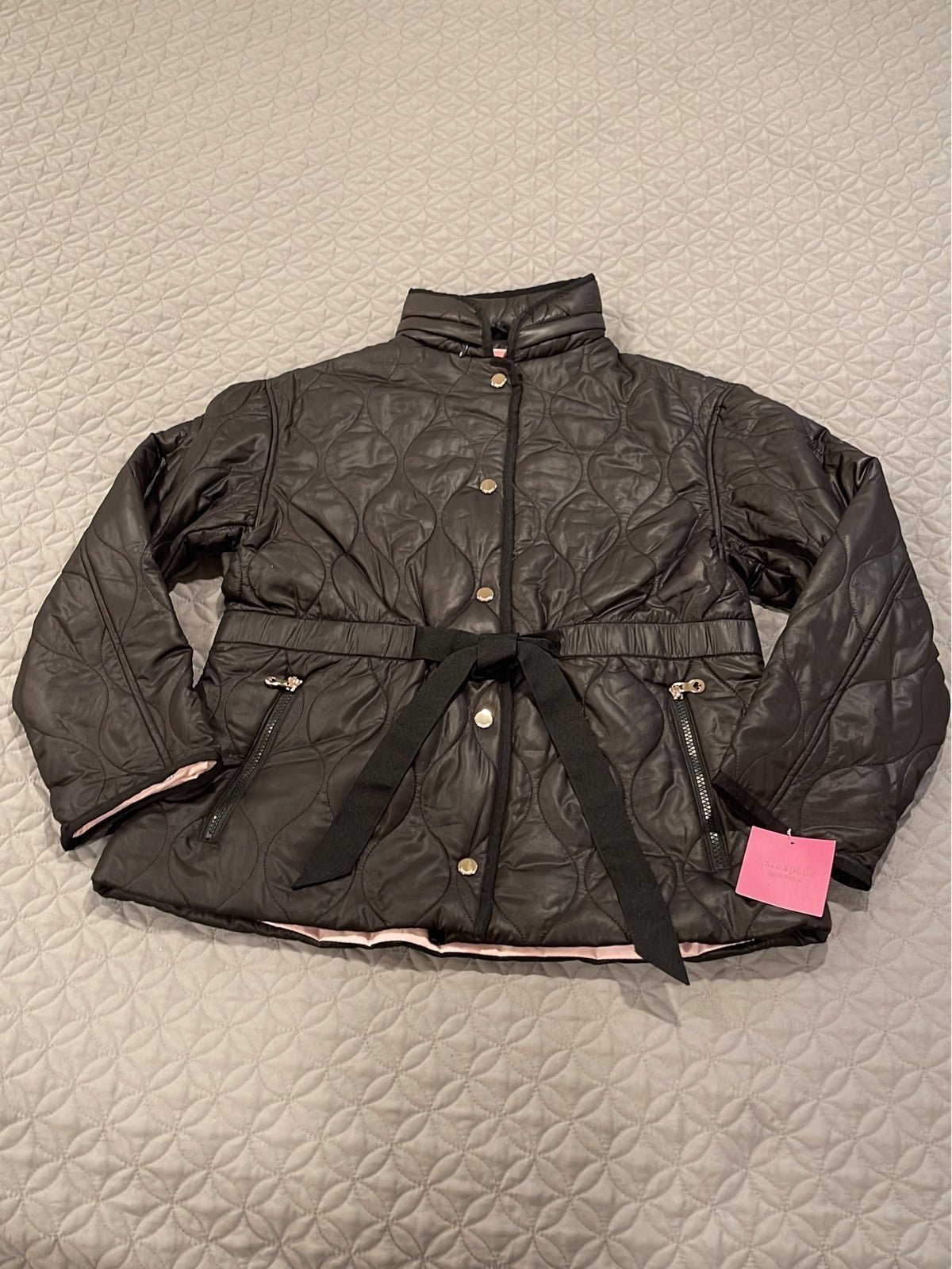 Kate Spade small relaxed short quilt jacket NWT msrp 260