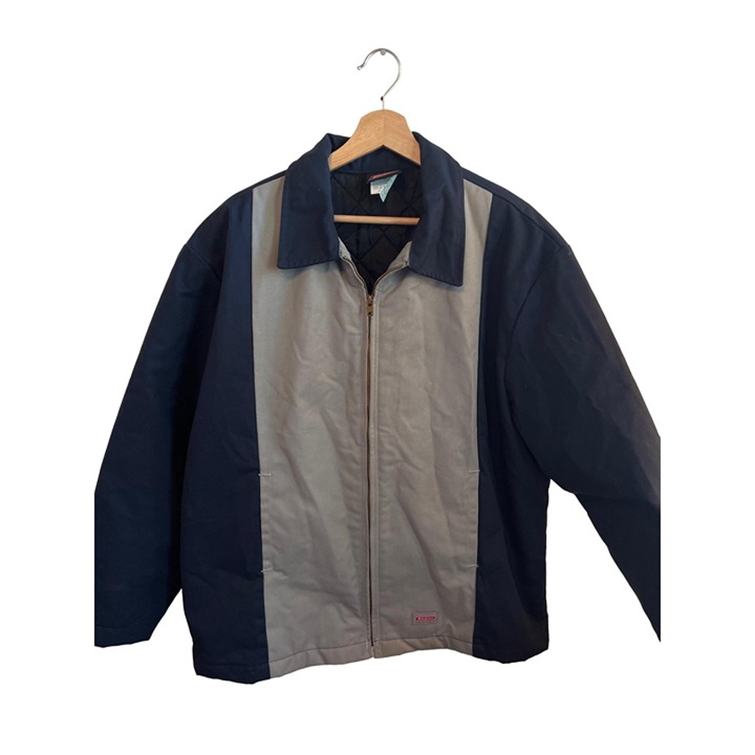 Dickies Vintage Workwear Jacket Full Zip Men's Size Large Blue Gray Coat