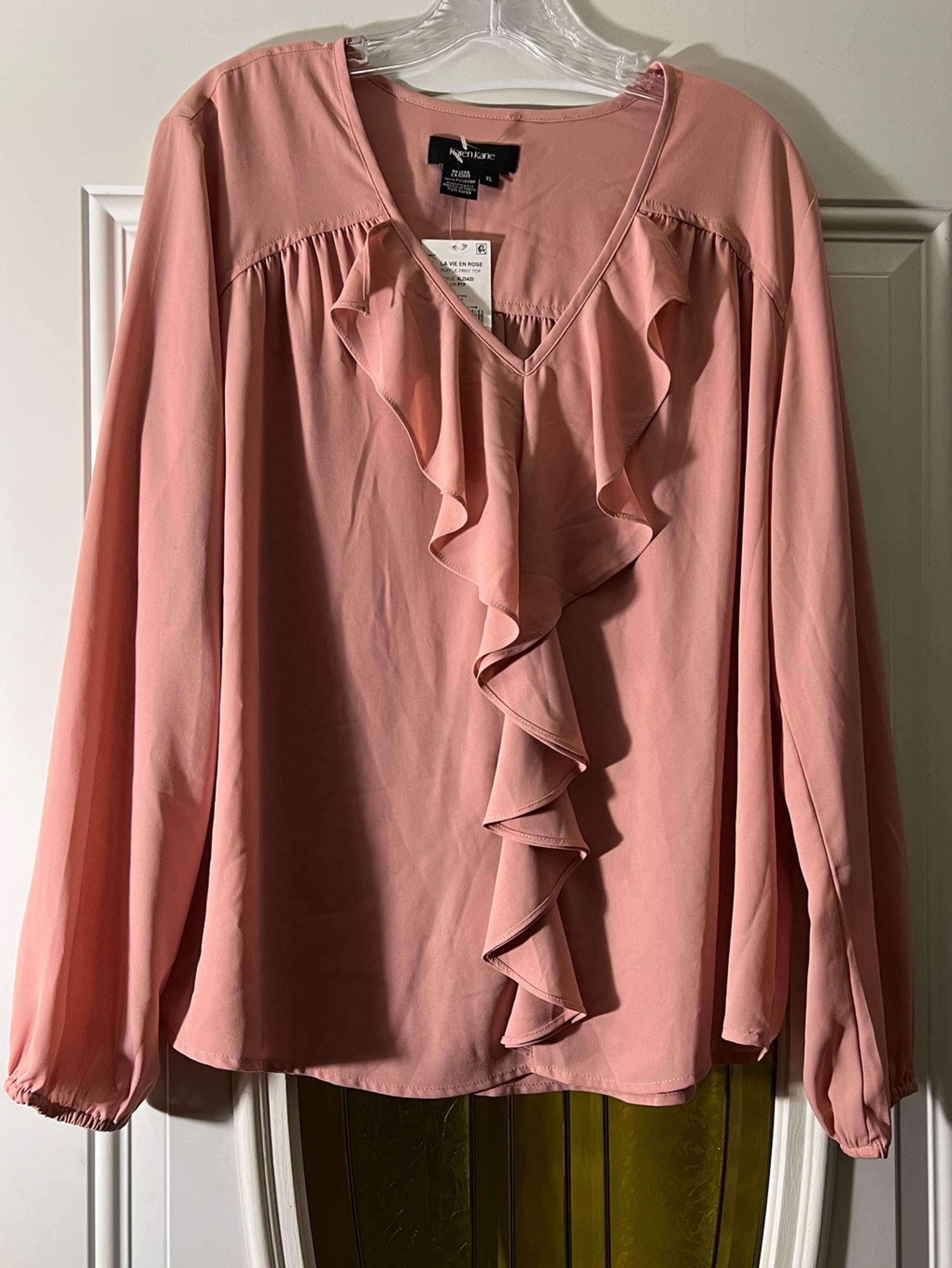 Karen Kane v-neck Blouse -NWT- New