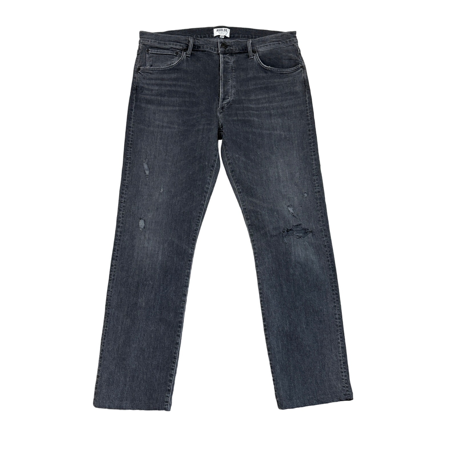 Agolde Super Skinny in Bowery Distressed Jeans Men's 36x30